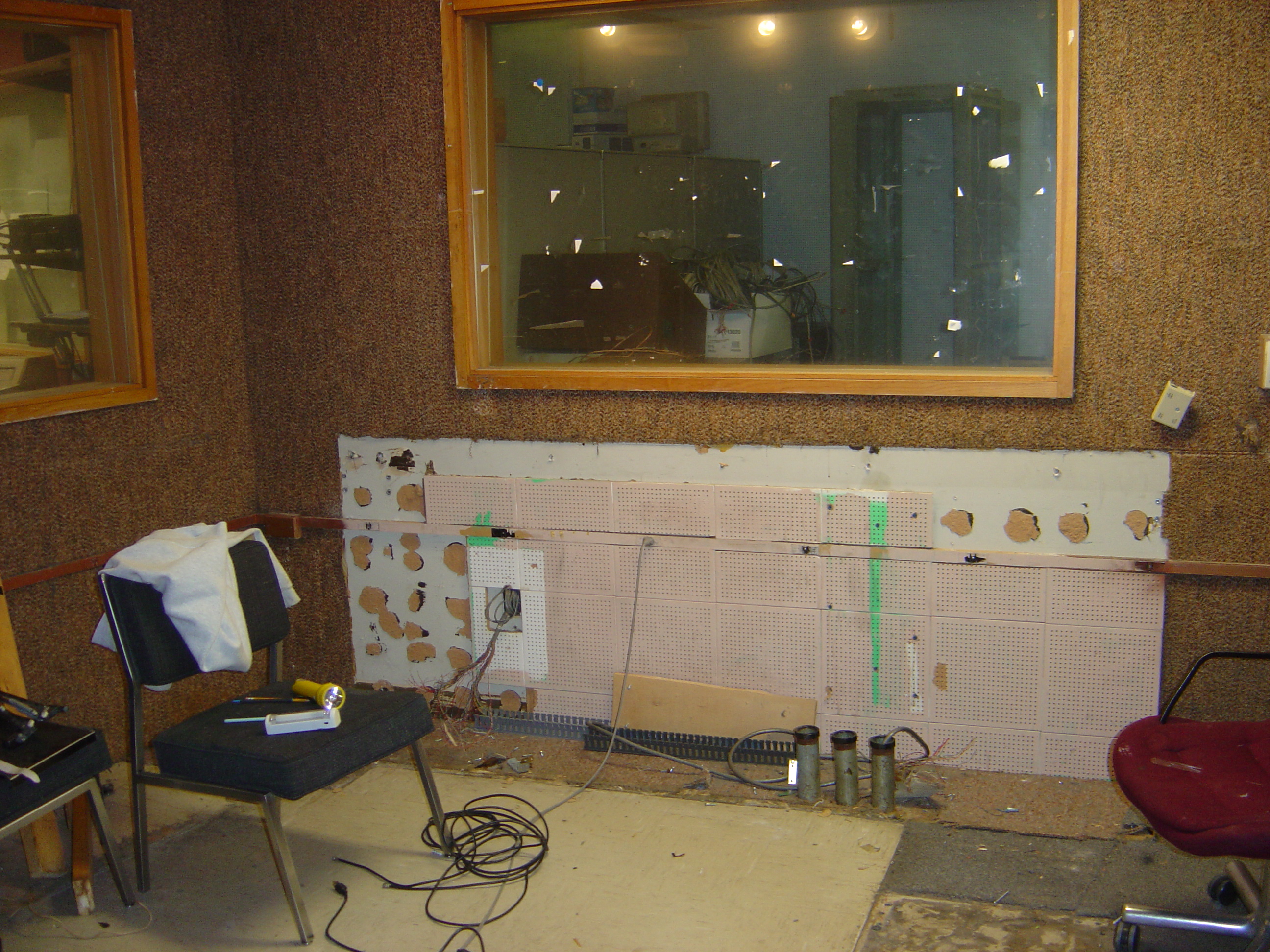 Dan Mulchacy, Katie Hughs in the hall.